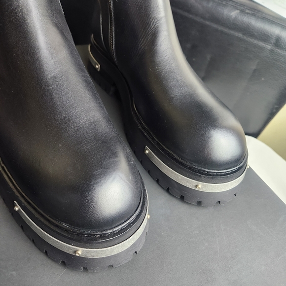 Ann Demeulemeester Black Chunk Sole Ankle Boots size 40 BNWT - Picture 7 of 11